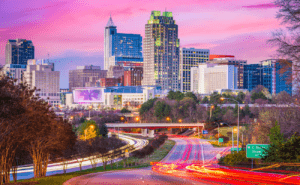 Raleigh, North Carolina is one of the cities KPG Healthcare has assignments in